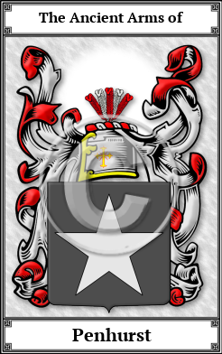 Penhurst Family Crest Download (JPG)  Book Plated - 150 DPI