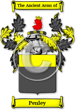 Penley Family Crest Download (JPG) Legacy Series - 600 DPI