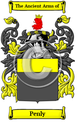 Penly Family Crest/Coat of Arms