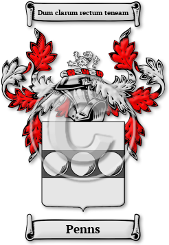 Penns Family Crest Download (jpg) Legacy Series - 150 DPI