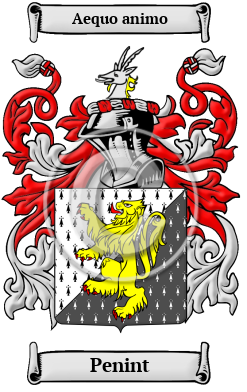 Penint Family Crest/Coat of Arms
