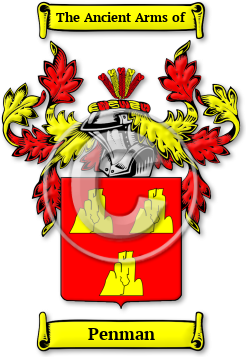 Penman Family Crest Download (jpg) Legacy Series - 150 DPI