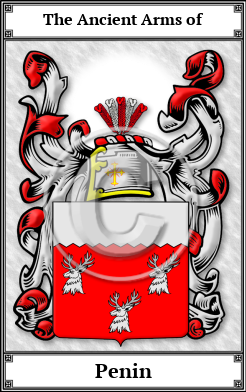 Penin Family Crest Download (JPG)  Book Plated - 150 DPI