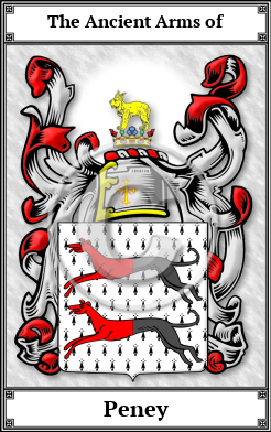 Peney Family Crest Download (JPG)  Book Plated - 150 DPI