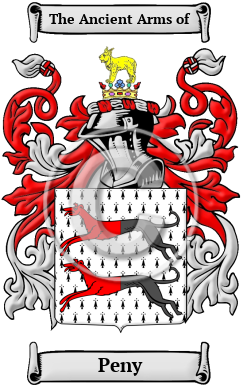 Peny Family Crest/Coat of Arms