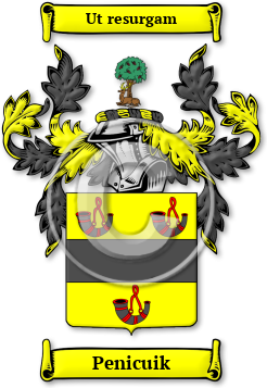 Penicuik Family Crest Download (jpg) Legacy Series - 150 DPI