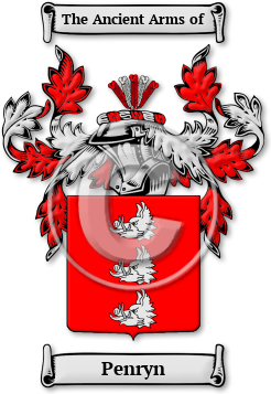 Penryn Family Crest Download (jpg) Legacy Series - 150 DPI