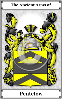 Pentelow Family Crest Download (JPG)  Book Plated - 150 DPI