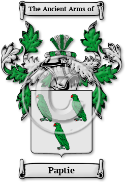 Paptie Family Crest Download (jpg) Legacy Series - 150 DPI