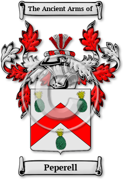 Peperell Family Crest Download (jpg) Legacy Series - 150 DPI