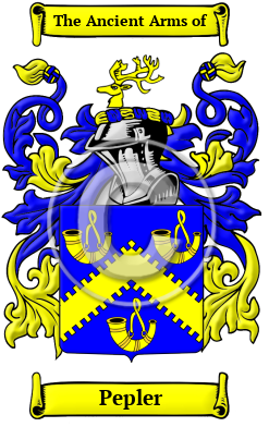 Pepler Family Crest/Coat of Arms