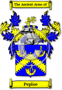 Peploe Family Crest Download (jpg) Legacy Series - 150 DPI