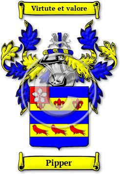 Pipper Family Crest Download (jpg) Legacy Series - 150 DPI