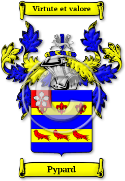 Pypard Family Crest Download (jpg) Legacy Series - 150 DPI