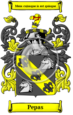 Pepas Family Crest Download (JPG) Heritage Series - 300 DPI