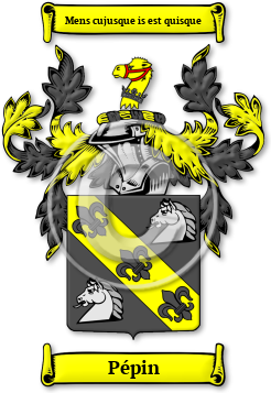 Pépin Family Crest Download (JPG) Legacy Series - 600 DPI