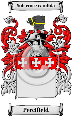 Percifield Family Crest Download (jpg) Heritage Series - 150 DPI