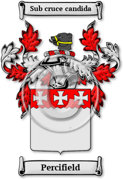 Percifield Family Crest Download (jpg) Legacy Series - 150 DPI