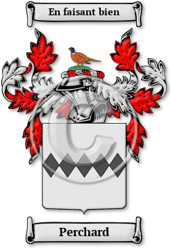 Perchard Family Crest Download (jpg) Legacy Series - 150 DPI