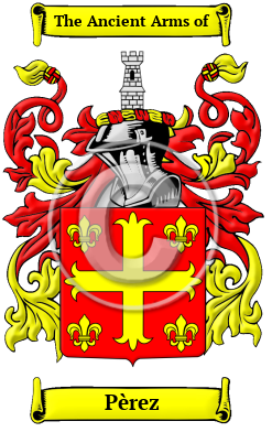 Pèrez Family Crest/Coat of Arms