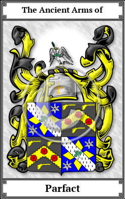 Parfact Family Crest Download (JPG) Book Plated - 600 DPI