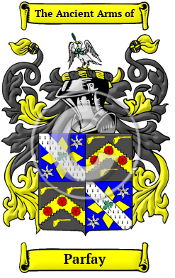 Parfay Family Crest Download (jpg) Heritage Series - 150 DPI