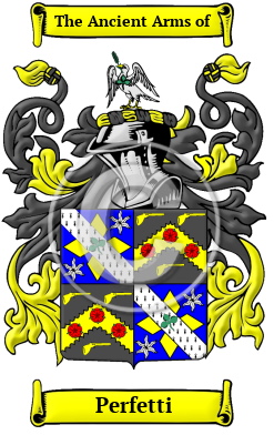 Perfetti Family Crest Download (jpg) Heritage Series - 150 DPI