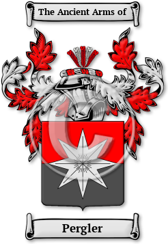 Pergler Family Crest Download (jpg) Legacy Series - 150 DPI