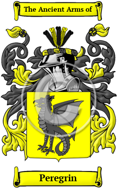 Peregrin Family Crest/Coat of Arms