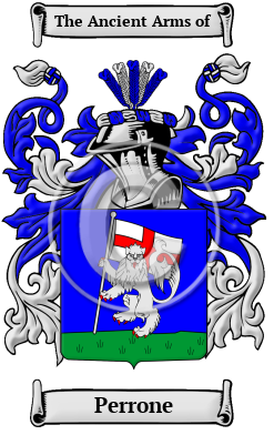 Perrone Family Crest Download (JPG) Heritage Series - 600 DPI