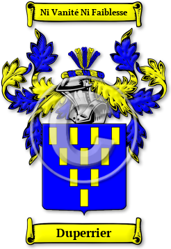 Duperrier Family Crest Download (JPG) Legacy Series - 600 DPI