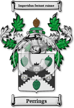 Perrings Family Crest Download (jpg) Legacy Series - 150 DPI