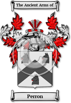 Perron Family Crest Download (JPG) Legacy Series - 600 DPI