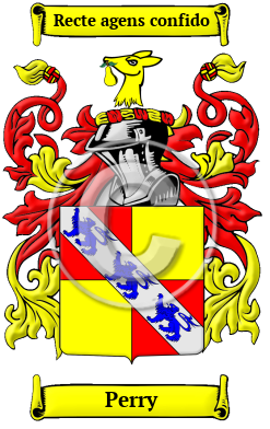 Perry Family Crest Download (JPG) Heritage Series - 600 DPI
