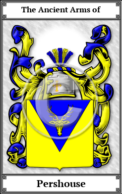 Pershouse Family Crest Download (JPG)  Book Plated - 150 DPI