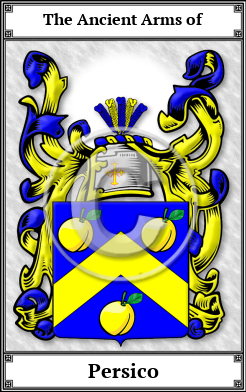 Persico Family Crest Download (JPG)  Book Plated - 150 DPI