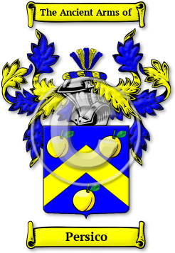 Persico Family Crest Download (jpg) Legacy Series - 150 DPI