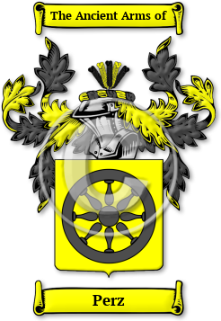 Perz Family Crest Download (jpg) Legacy Series - 150 DPI