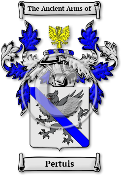 Pertuis Family Crest Download (jpg) Legacy Series - 150 DPI