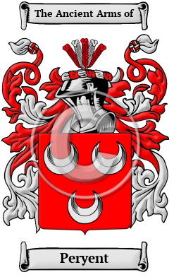 Peryent Family Crest Download (JPG) Heritage Series - 600 DPI