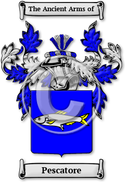 Pescatore Family Crest Download (JPG) Legacy Series - 600 DPI