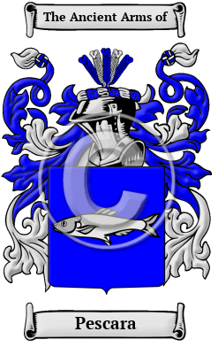 Pescara Family Crest Download (JPG) Heritage Series - 600 DPI