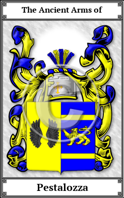 Pestalozza Family Crest Download (JPG)  Book Plated - 150 DPI