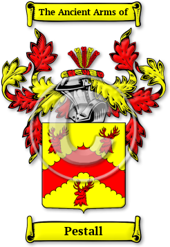 Pestall Family Crest Download (jpg) Legacy Series - 150 DPI