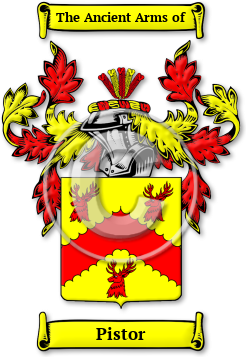 Pistor Family Crest Download (jpg) Legacy Series - 150 DPI