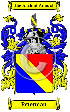Peterman Family Crest/Coat of Arms