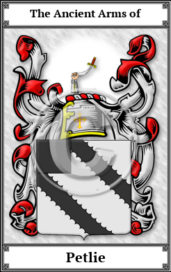 Petlie Family Crest Download (JPG)  Book Plated - 150 DPI