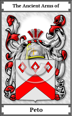 Peto Family Crest Download (JPG)  Book Plated - 150 DPI