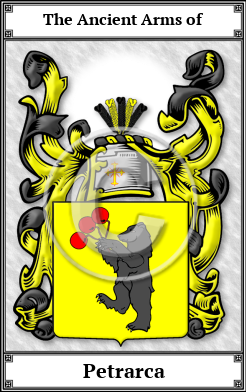 Petrarca Family Crest Download (JPG)  Book Plated - 150 DPI