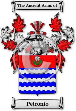 Petronio Family Crest Download (JPG) Legacy Series - 600 DPI